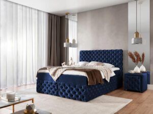 miniaturka Luksusowe Łóżko ROSA w Stylu Glamour