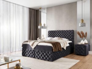 miniaturka Luksusowe Łóżko ROSA w Stylu Glamour