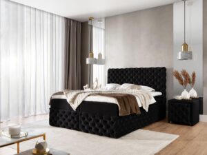 miniaturka Luksusowe Łóżko ROSA w Stylu Glamour