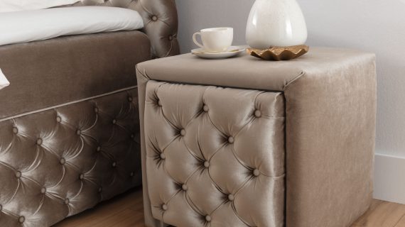 miniaturka Stolik Nocny ROSA Luksus w Stylu Glamour