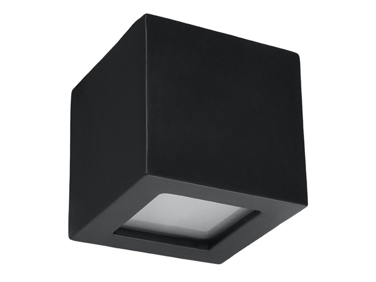 Ceramiczny Kinkiet Regulus w Stylu Loft Szary lub Biały