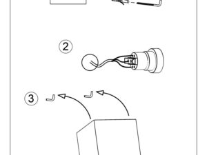miniaturka Ceramiczny Kinkiet Regulus w Stylu Loft Szary lub Biały