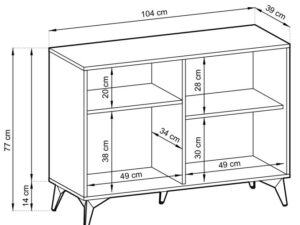 miniaturka Komoda Diament Nowoczesny Wygląd