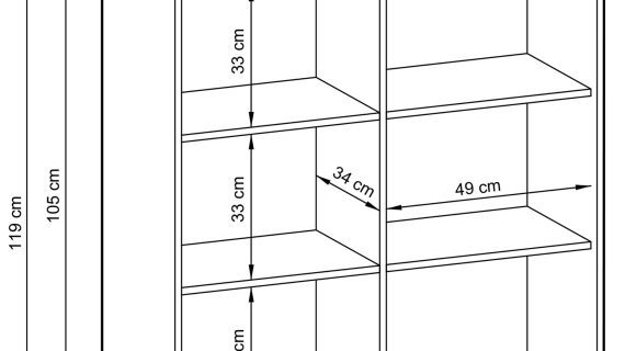miniaturka Komoda Diament w Odcieniu Dąb Evoke