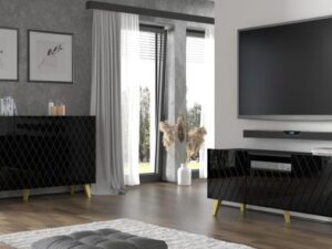 miniaturka Komoda Bellagio Innowacyjna z Frezowanymi Frontami