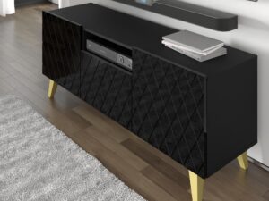 miniaturka Szafka RTV Bellagio 145 cm w Wysokim Połysku