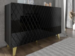 miniaturka Komoda Bellagio Innowacyjna z Frezowanymi Frontami