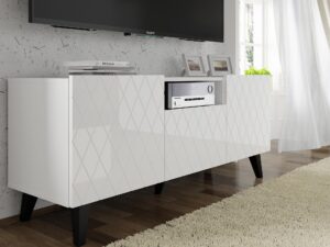 miniaturka Szafka RTV Bellagio 145 cm w Wysokim Połysku