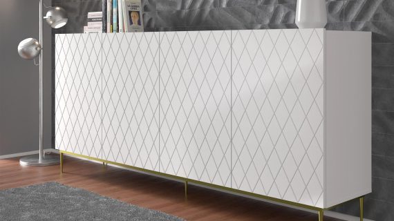 miniaturka Duża Komoda Bellagio z Metalowymi Nóżkami