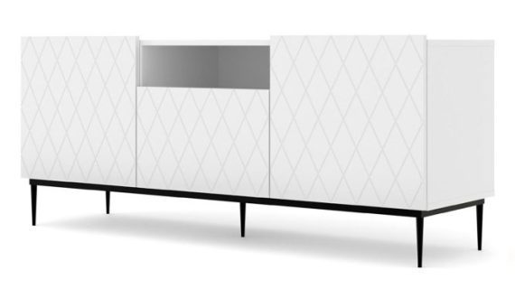 Szafka RTV Bellagio z Ozdobnymi Frontami Atrakcyjna