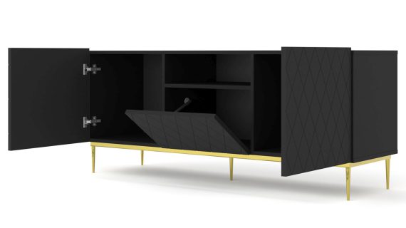 miniaturka Szafka RTV Bellagio z Ozdobnymi Frontami Atrakcyjna