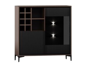 Designerska Witryna Niska Ryflowana Linea LN09