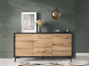 miniaturka Komoda Diament Szeroka w Ciemnych Kolorach