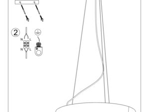 miniaturka Elegancki Biały Żyrandol SPARK 50 SLIM