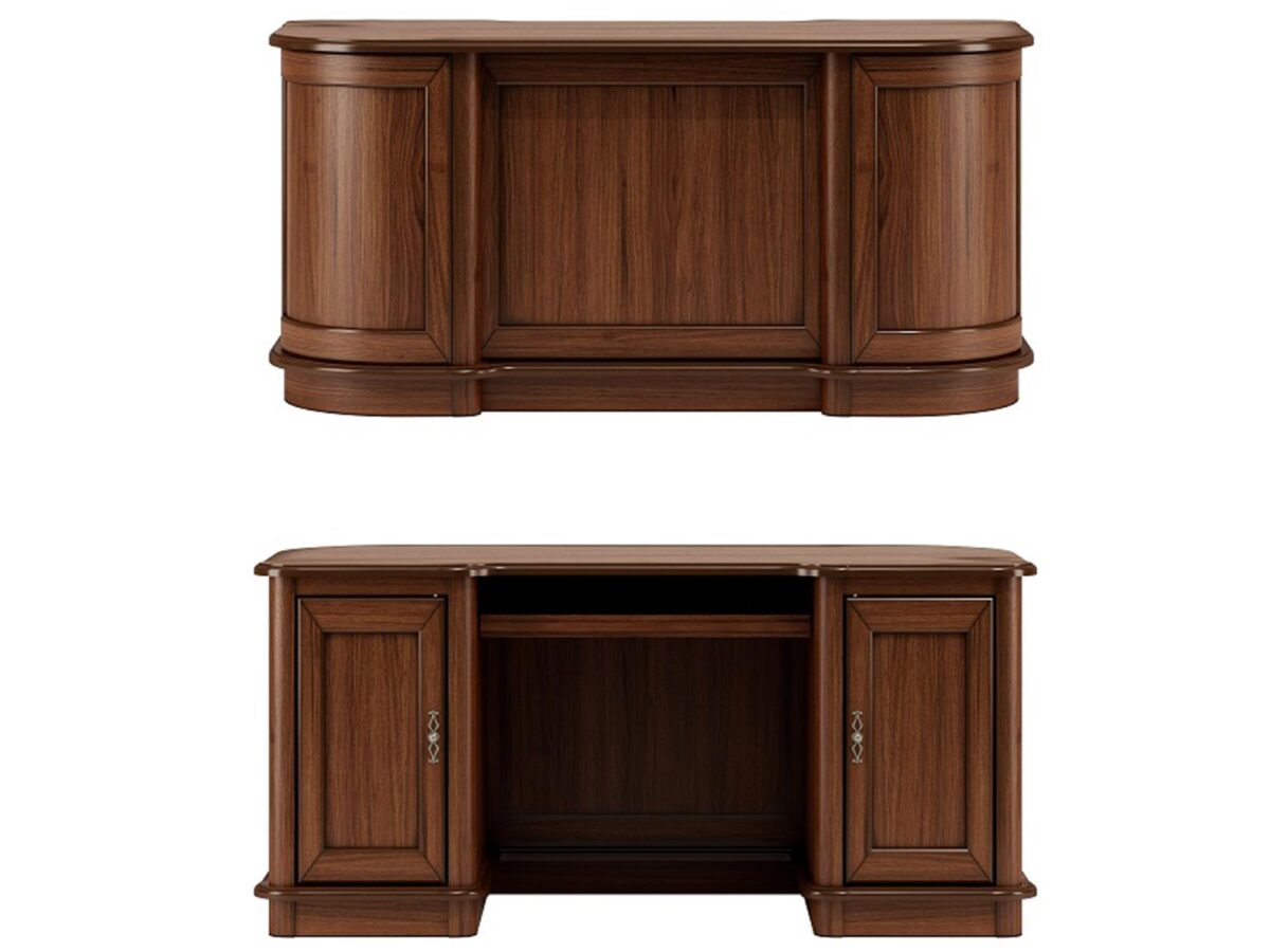 Eleganckie Biurko w Orzechu Wersal W35