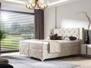 miniaturka Nowoczesne Łóżko MODULO z Wysokim Zagłówkiem