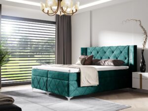 miniaturka Nowoczesne Łóżko MODULO z Wysokim Zagłówkiem