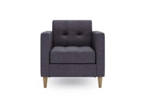 miniaturka Fotel FANCY Szary Klasyczny Wygodny do Salonu