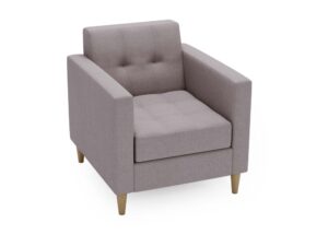 miniaturka Fotel FANCY Szary Klasyczny Wygodny do Salonu