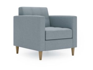 miniaturka Fotel FANCY Szary Klasyczny Wygodny do Salonu