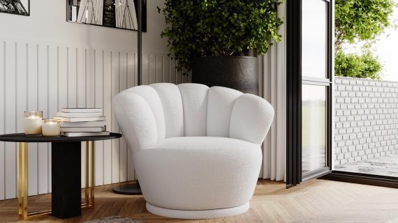 miniaturka Fotel MUZA Unikatowy Obrotowy do Salonu