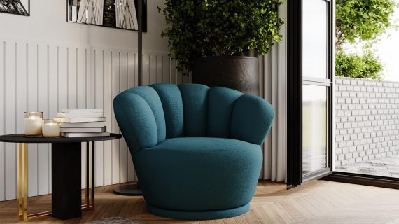 miniaturka Fotel MUZA Unikatowy Obrotowy do Salonu