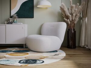 miniaturka Fotel LIZZY Uniwersalny Przytulny Obrotowy