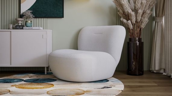 miniaturka Fotel LIZZY Uniwersalny Przytulny Obrotowy