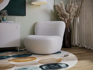 miniaturka Fotel LIZZY Uniwersalny Przytulny Obrotowy