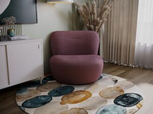 miniaturka Fotel LIZZY Uniwersalny Przytulny Obrotowy