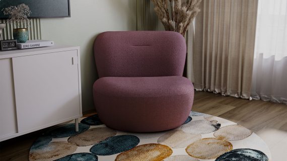 miniaturka Fotel LIZZY Uniwersalny Przytulny Obrotowy