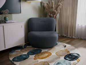 miniaturka Fotel LIZZY Uniwersalny Przytulny Obrotowy