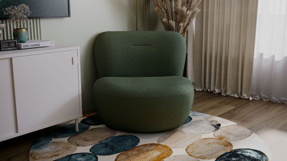 miniaturka Fotel LIZZY Uniwersalny Przytulny Obrotowy