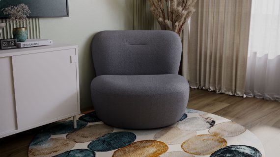 miniaturka Fotel LIZZY Uniwersalny Przytulny Obrotowy