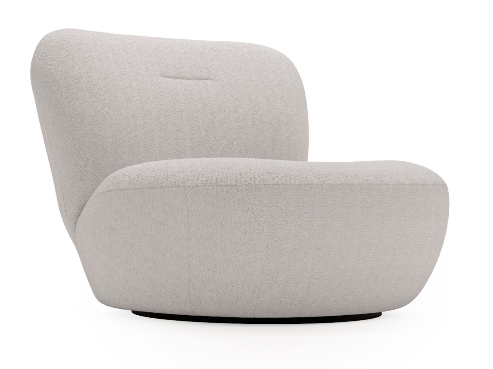 Jasnoszary fotel do strefy relaksu – minimalistyczna tapicerka Jasnoszary fotel do strefy relaksu – minimalistyczna tapicerka