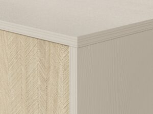 miniaturka Komoda Las Beżowa w Stylu Boho