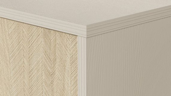 miniaturka Komoda Las Beżowa w Stylu Boho