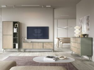 miniaturka Szafka RTV Las w Naturalnym Stylu 158cm