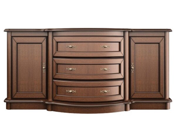 Segment meblowy z szafką, szufladami i półkami