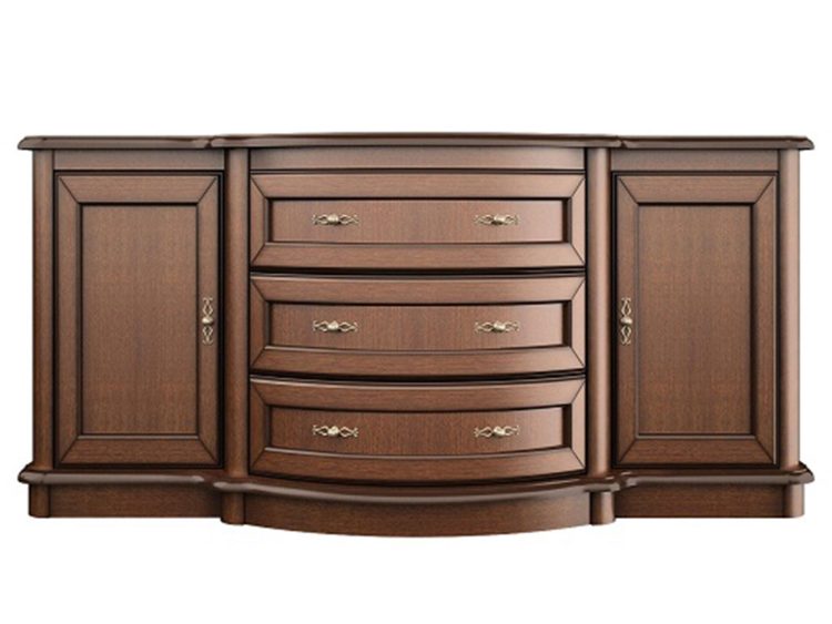 Segment meblowy z szafką, szufladami i półkami