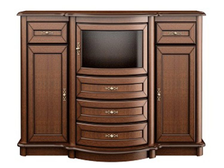 Witryna narożna z półkami i zaokrąglonym cokołem