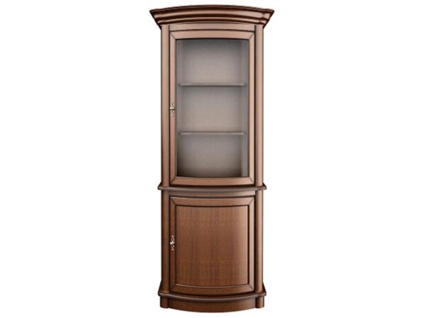 Smukła witryna narożna z frontem szklanym