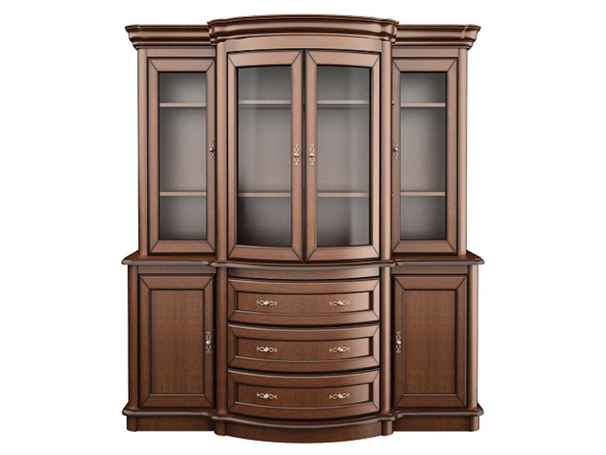 Elegancka witryna z szufladami i przeszklonymi drzwiami Elegancka witryna z szufladami i przeszklonymi drzwiami