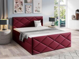 miniaturka Łóżko Emperio w Szmaragdowym Kolorze