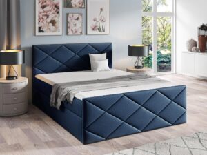 miniaturka Łóżko Emperio w Szmaragdowym Kolorze