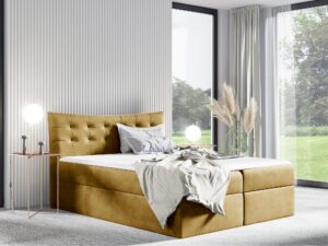 miniaturka Kontynentalne Łóżko Tivoli z Zaokrąglonym Zagłówkiem