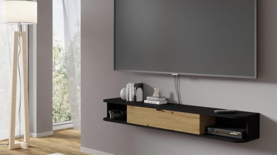 miniaturka Szafka RTV Wisząca Liora Innowacyjna ze Schowkiem