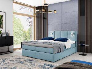 miniaturka Łóżko Kontynentalne Lumo z Oświetleniem Dotykowym