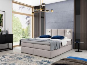 miniaturka Łóżko Kontynentalne Lumo z Oświetleniem Dotykowym