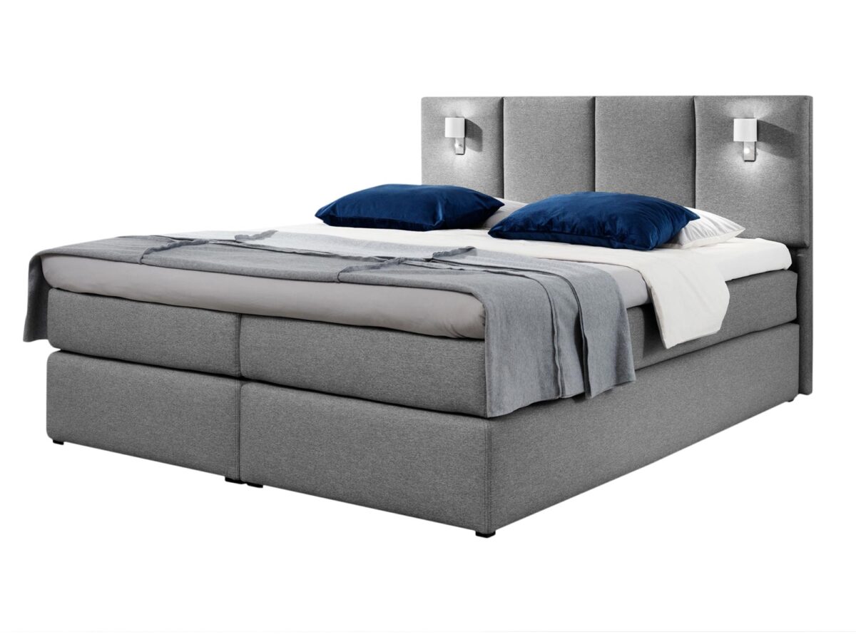 Łóżko Kontynentalne Lumo z Oświetleniem Dotykowym